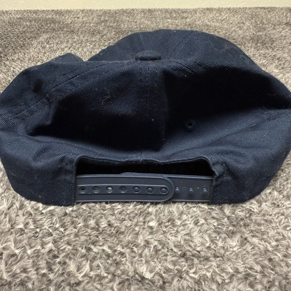 Findlay Hats Baseball Cap Unisex One Size Fits Most Navy Blue Embroidered Rope